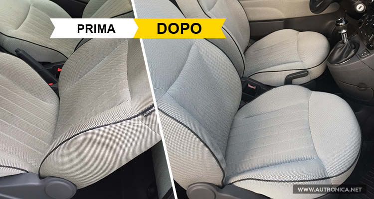pulizia auto udine, Pulizia auto: prima e dopo